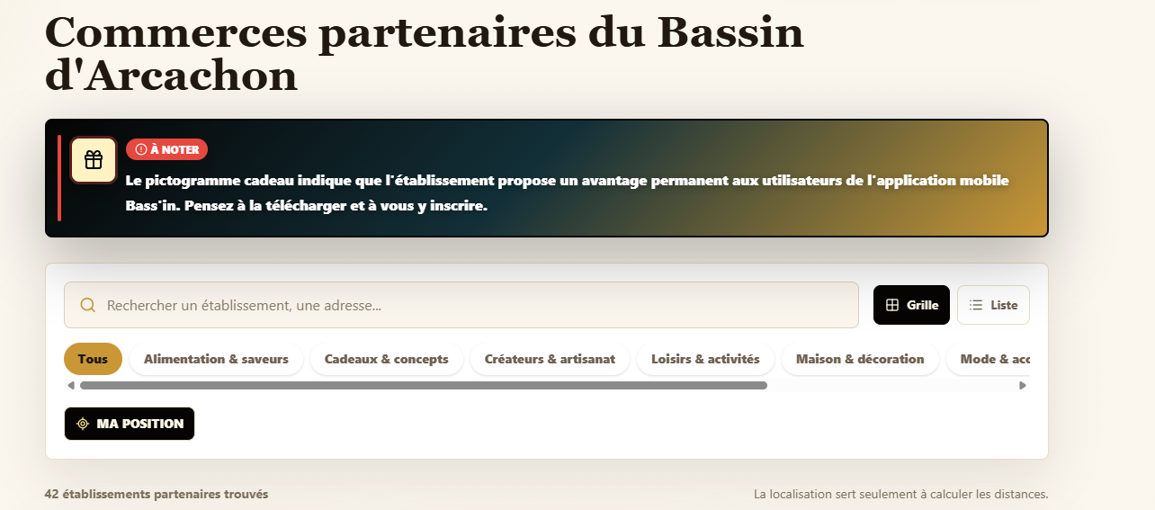 Bass’in — Plateforme web du Bassin d’Arcachon — vue 2