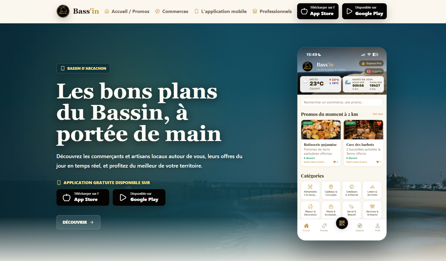 Bass’in — Plateforme web du Bassin d’Arcachon — vue 3